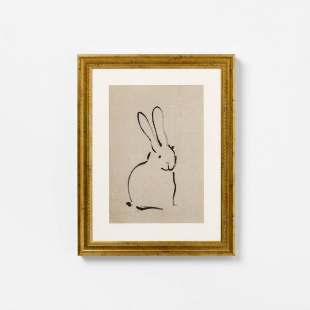 14"x18" Bunnies Framed Art - Threshold with Studio McGee